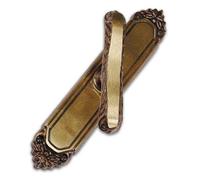 Cremonese per Finestra in Ottone Bronzato mod. Export Misura Placca 180x37 mm