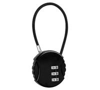 Cremoretto portatile - Small Code Lock, Sicurezza degli armadietti della palestra | Blocco da viaggio, accessorio per zaino compatto, design in metallo a forma rotonda, codice reinstabile