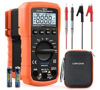 Crenova MS8233D, Multimetro digitale, per il range dell’auto AC, tester di tensione, misurazione della tensione, corrente, resistenza, tester portatile, con retroilluminazione