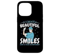 Creo Sorrisi Bellissimi Qual è il tuo Dentista Superpower Custodia per iPhone 14 Pro Max