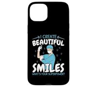 Creo Sorrisi Bellissimi Qual è il tuo Dentista Superpower Custodia per iPhone 15 Plus