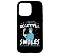 Creo Sorrisi Bellissimi Qual è il tuo Dentista Superpower Custodia per iPhone 15 Pro Max