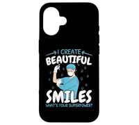 Creo Sorrisi Bellissimi Qual è il tuo Dentista Superpower Custodia per iPhone 16