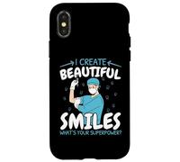Creo Sorrisi Bellissimi Qual è il tuo Dentista Superpower Custodia per iPhone X/XS