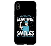 Creo Sorrisi Bellissimi Qual è il tuo Dentista Superpower Custodia per iPhone XS Max