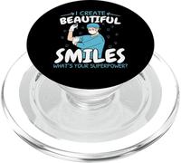 Creo Sorrisi Bellissimi Qual è il tuo Dentista Superpower PopSockets PopGrip per MagSafe