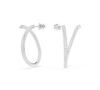 Swarovski Orecchini argento / trasparente, Taglia One Size