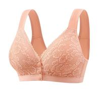CreoQIJI Bras for Older Women Breathable Front Closure Bras Full Support No Underwire Everyday Bra Abito premaman invernale, Colore: rosso, 5B