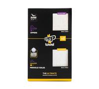 Crep Protect Asciugamani in microfibra per la pulizia di scarpe da ginnastica, intersuola, suola e tomaia, 2 misure in confezione, bianco, Taglia unica