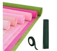 Crepe Paper Rolls - Craft Streamers, Fade Resistant Decorative Paper Tape
