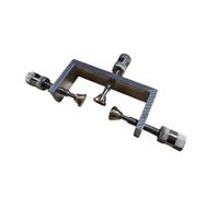 Crepe per violino regolabili con viti a più direzioni per un fissaggio preciso della piastra di violino Corpo in metallo resistente Morsetto di fissaggio per violino