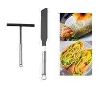Crepe Spreader Crepe Strumento 2pcs Crepe Maker Pancake Spreader Bastone T Forma