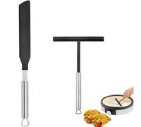 Crepes Accessori Crepiera, Stendi Pasta Per Crepes, Spatola Per Crepe E Kit, Crepe Maker Spatola, Stendi Crepes 19 Cm, Per l'Uso Nelle Cucine Domestiche o Spatole Per Cucinare e Cuocere Alle Feste.