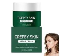 Crepey, crema idratante per viso e corpo, crema rassodante multiuso per corpo e collo per pelle flaccida, balsamo idratante per giorno e notte, morbido e setoso. (1 pezzi)