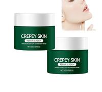 Crepey Skin Repair Treatment Cream, crema per il corpo rassodante con collagene e acido ialuronico, idratante profondamente efficace per viso, collo e braccia, rassodante per cedimenti e secchi (2