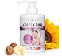Crepey Skin Treatment Cream Wrinkle Smoothing Cream con collagene, acido ialuronico, crema idratante, migliore elasticità, plumps sagging skin, per corpo, collo, mani, viso di