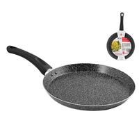 Home Crepiera Antiaderente 'Stone' Cm26 Pentole E Preparazione Cucina, Pietra, Antracite, 26 cm