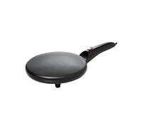 Crepiera Elettrica Antiaderente - Padella Elettrica per Crepes con Manico 20cm, Pratica e Veloce per Crepes Perfette, 700W