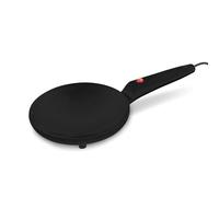 Crepiera Elettrica Antiaderente - Padella Elettrica per Crepes con Manico 20cm, Pratica e Veloce per Crepes Perfette, 700W