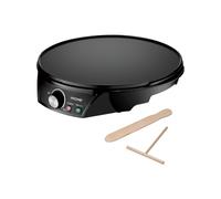 CREPIERA ELETTRICA MACCHINA PER CREPES 1200 WATT PIASTRA 30 CM ANTIADERENTE