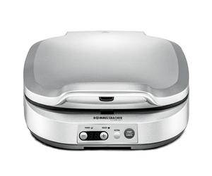 Crepiera Rommelsbacher PC 1800 4 crepes Timer Display LED 1800W Argento