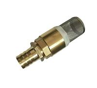 Crepine Anti Back 1'' - Valvola Con Filtro in Acciaio Inox e a Senso Singolo/Non Indietro/Di Ritegno Pompa 88 x 37 mm (Sì Coda)