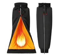 Crepundia Ginocchiere Termiche per Moto, Ginocchiera Uso adatto per moto, protezione antivento e impermeabile, per uomo, coprigambe caldo, anticaduta per ciclismo all'aperto