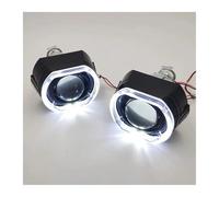 Crepundia Luci Per Auto Con Occhi Di Angelo, Guida di luce a LED da 2,5 pollici con copertura integrata Angel Eye HID set di lenti a doppia luce