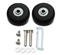 Crepundia Rulli Carrello Bagagli Flessibili Rotanti, 1Set Silenzioso Scorrevole Viaggio Bagagli Ruote Riparazione Valigia Parti Assi Kit Di Dia.40/45//50/60/70/75/80/90/100(45mmx18mm)