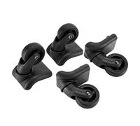 Crepundia Rulli Carrello Bagagli Flessibili Rotanti, Parti di ricambio flessibili for valigie mute Assi Ruote girevoli da viaggio Ruota bagagli