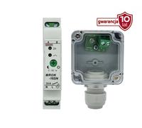 Crepuscolare automatico 16A sensore esterno IP65 DIN SCURO SCURO