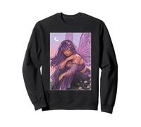 Crepuscolo ametista fata sognante luna viola morbida Goth Muse Felpa