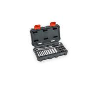 Crescent 27 Piece 1/4" Drive 6 Point Standard & Deep Metric Mechanics Tool Set - CSWS3C