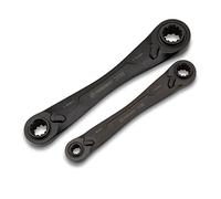 Crescent CX6DBM2 Set di Chiavi Metriche a Cricchetto con Scanalature in Ossido Nero 4 in 1 X6™ da 2 Pezzi