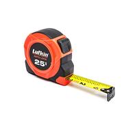 Crescent Lufkin AL725N - Metro a nastro ad alta visibilità, 2,5 cm x 6,3 m, con chiusura automatica, colore: arancione