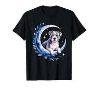 Crescent Moon American Pit Bull Terrier Pittie Maglietta