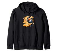 Crescent Moon Clouds Toco Tucano Tucani Felpa con Cappuccio