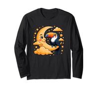 Crescent Moon Clouds Toco Tucano Tucani Maglia a Manica