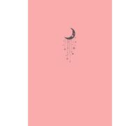Crescent Moon Notebook: Minimalist Witchy Journal with Hanging Stars, Aesthetic Spiritual Boho Wide Ruled Composition