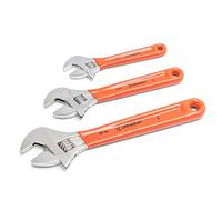 Crescent Set di 3 chiavi regolabili con impugnatura ammortizzata, 15,2 cm, 20,3 cm e 25,4 cm, AC26810CV