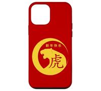Crescent Traditional Chinese New Year 2022 Year of the Tiger Custodia per iPhone 12 mini