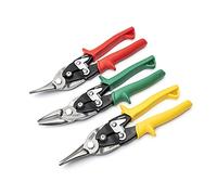 Crescent Wiss M123R - Set di 3 cesoie MetalMaster Compound Action in lega aeronautica