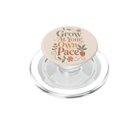 Crescere al proprio ritmo motivazionale botanico floreale PopSockets PopGrip per MagSafe