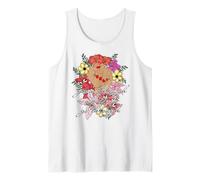 Crescere Attraverso ciò Che Passi Attraverso Flowers Fist Meme Canotta