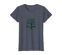 Crescere Attraverso ciò Che Si Passa Attraverso L'Albero ispiratore Maglietta, Donna, Pervinca, 3XL