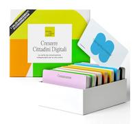Crescere Cittadini Digitali. Con 200 carte da conversazione, il kit aiuta a promuovere un uso equilibrato degli schermi e a migliorare la comunicazione in famiglia.
