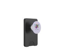 Crescere con Dio Floral Dragonfly Christian PopSockets PopWallet per MagSafe