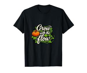 Crescere con Il Gioco di Parole di Zucca della Fattoria di Campagna di Flusso Maglietta