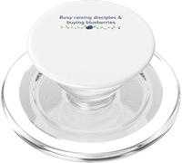 Crescere i discepoli, fede cristiana e versetto biblico mirtillo PopSockets PopGrip per MagSafe