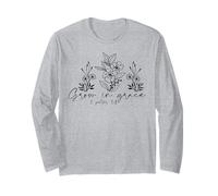 Crescere in Grazia Uomini e Donne cristiani grati grati grati Maglia a Manica